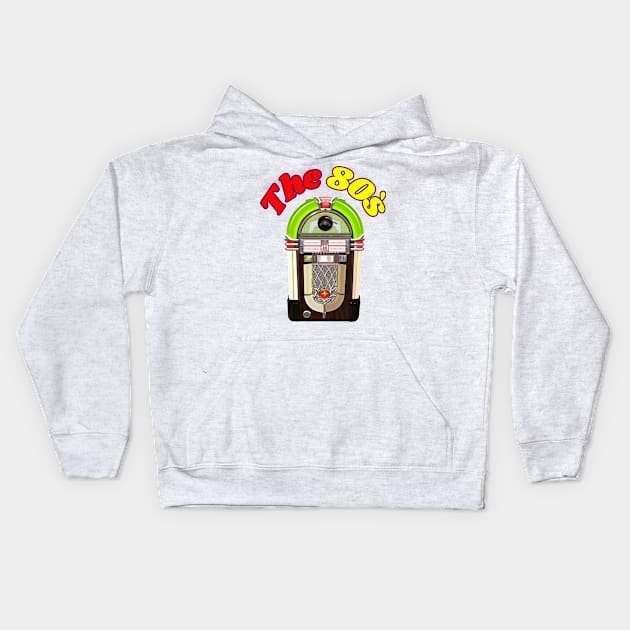 Retro Vintage Kids Hoodie by TopSea